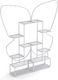 Costway Pot Rack Metal Black 56cmx26cmx185cmcm.