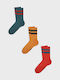 Soma Socks Ανδρικές Μονόχρωμες Κάλτσες Πολύχρωμες 3Pack
