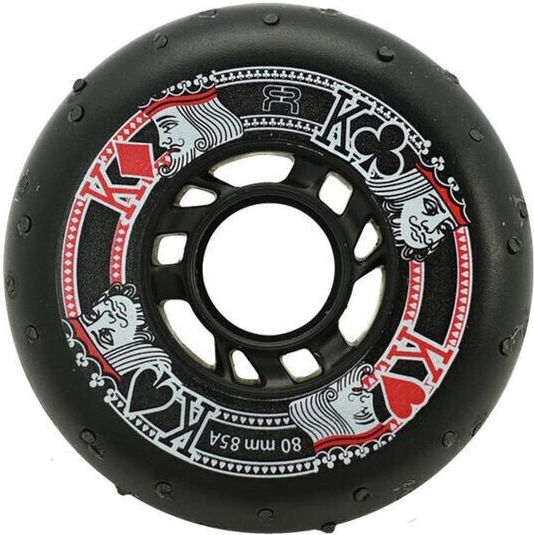Fr Street Kings Roți Strălucitoare Negre 80mm 85a