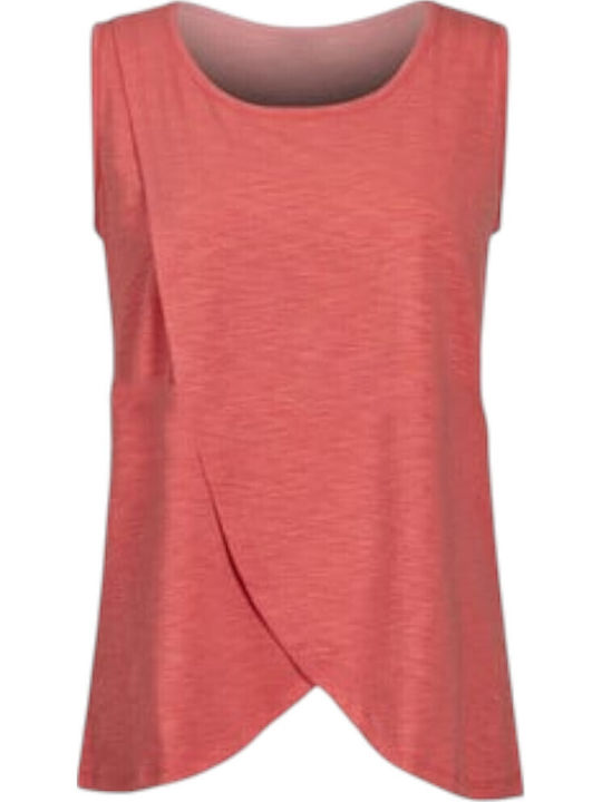 Coral Sleeveless Nursing Top Queen Mother