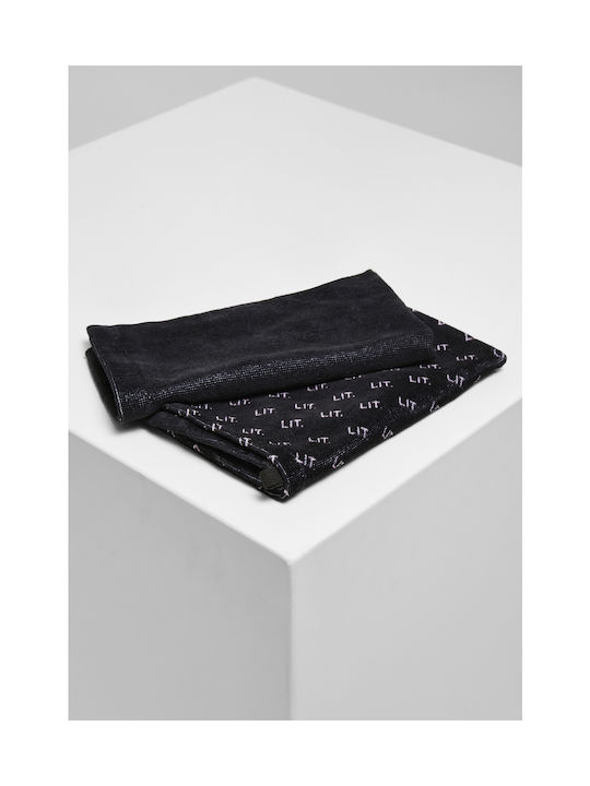Lit Mini Towel 2-Pack Black One