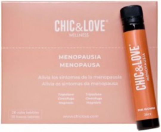 Chic & Love Viales Menopausia Συμπλήρωμα για την Εμμηνόπαυση 28 φακελίσκοι