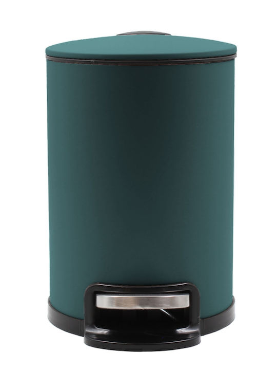 Douceur d'Intérieur Μεταλλικό Καλαθάκι Μπάνιου 3lt Πράσινο