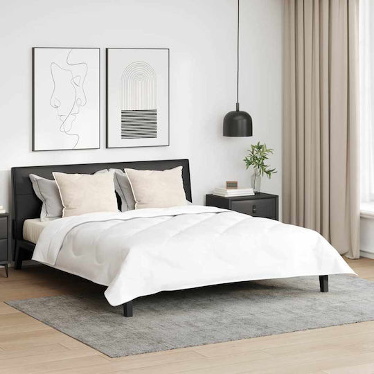 vidaXL King Size Blanket Set 260x220cm White