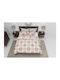 Alcam Πάπλωμα Μονό 140x200εκ. Kantha Πολύχρωμο 250 GSM
