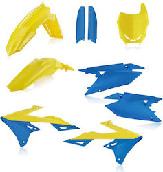 Σετ Πλαστικά Μοτοσυκλέτας Acerbis Suzuki Rm-z250 19-25 Rm-z450 18-25 Yellow Blue