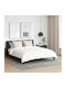 vidaXL Комплект Пухено Двойно с Пълнеж Microfiber 200x220бр Бял 3бр