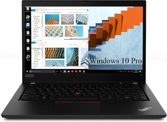 Lenovo ThinkPad T14 Gen 2 (AMD) 14" IPS (Ryzen 5 Pro-5650U/24GB/512GB SSD/W10 Pro) Черно (UK Клавиатура)