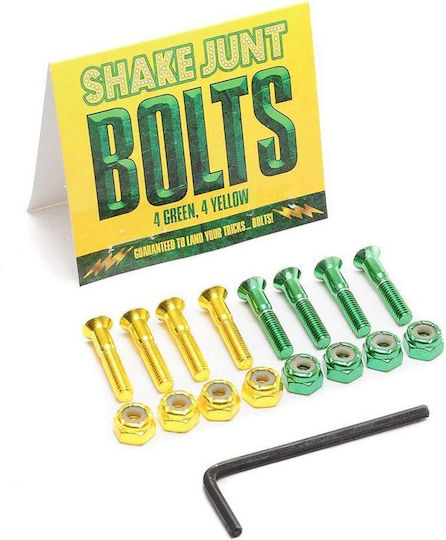 Shake Junts Болтове 1" Allen 4 Зелени 4 Жълти Смесени Bb0eq020500200