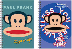 Paul Frank Σπιράλ Τετράδιο Ριγέ Β5 70 Φύλλων (Διάφορα Σχέδια) Paul Frank Σπιράλ Τετράδιο Ριγέ Β5 70 Φύλλων (Διάφορα Σχέδια)