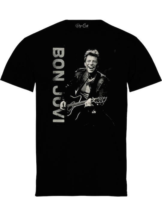 Pegasus Company Cotton Blouse Bon Jovi Print