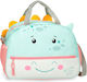 Roll Road School Hand Lunch Bag Green Dinosaurs