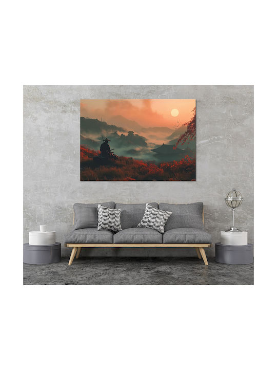 Πίνακας Καμβά Ghost Tsusima Sunset Serenity Knv2723 65cm X 95cm