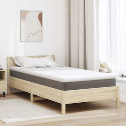 vidaXL Matratzentopper Einzel Polyester 90x200x6cm