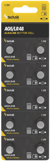 Technik Baterii alcaline Baterii de ceas pentru ceasuri LR48 1.5V 10buc