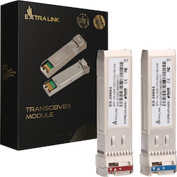 Extralink SFP+ 10G SFP+ WDM Modul 10Gbps 1270/1330nm Single Mode 2km Pentru Ex.28662