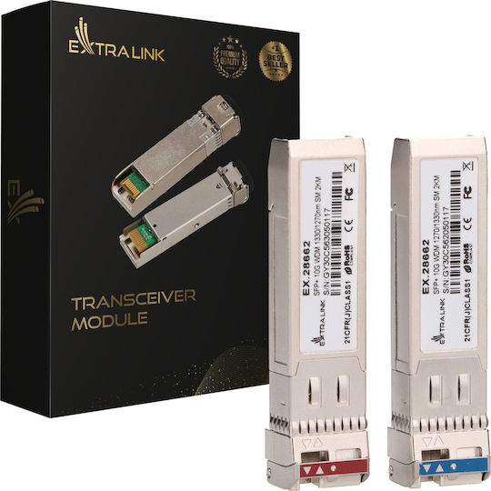 Extralink Transceiver Sfp+ 10Gbps SMF 1τμχ