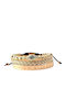 Legend Accessories Women's Bracelet Set with design Eye made of Steel Gold Plated with Zircon