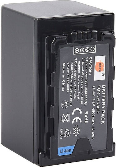 Dste Batterie Dste Vw-vbd58 4500mAh Ersatz Panasonic Aj-px Hc-mdh