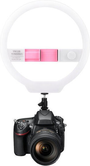 Yongnuo Yongnuo Yn128 Lampă Circulară Roz 128 Pro Led Cri 95 Temperatură de Culoare Reglabilă