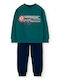 Kids Sweatpants Set Green 2pcs