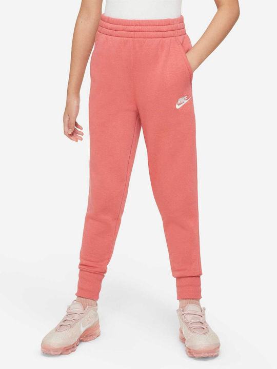 Nike Kids Sweatpants Red Sportswear Club