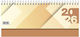 Linardatos Weekly Planner Side 2026 Brown 10.5 X 29cm