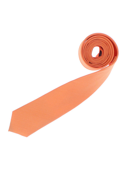 ButicCochet Men's Tie Synthetic in Orange Color