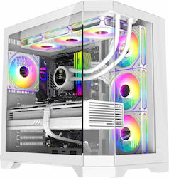 GameMax HYPE-A Геймърско бюро Midi Tower Компют...