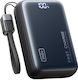 Iniu P63-P1 Power Bank 25000mAh 100W με Θύρα USB-A και 2 Θύρες USB-C Μαύρο