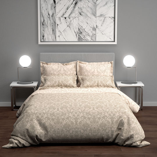 Charalambidis Textiles Super-Doppel 160x260cm mit Gummizug Salonica Beige Charalambidis Textiles Super-Doppel 160x260cm mit Gummizug Salonica Beige