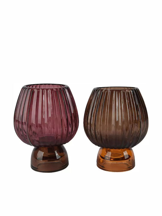 Beauty Home Candle Holder Glass in Beige Color ...