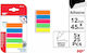 Mp Sticky Page Markers 45x12mm 5 x 25 Pieces Pn110