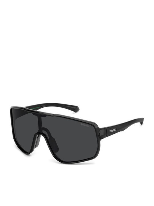 Polaroid Men's Sunglasses with Black Horn-Rimme...