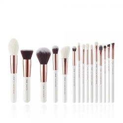 Jessup Beauty Set Profesional Cu Pensule Pentru Fundația 15 Bucăți