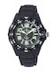 Q&Q Men's Watch 45mm Battery with Black Rubber Strap