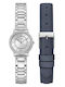 Melody Women's Watch with Gray Metal Bracelet