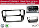 CARAV Industries Inc. DIN Fascia Panels 2 Din for Honda City Seat Mii Volkswagen Up