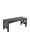 Outdoor Bench Plastic 113x40x43.5cm