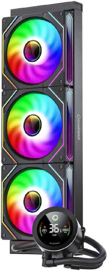 GameMax IceBurg 360 Digital AIO CPU Liquid Cooling With 3 120mm Fans And ARGB Lighting