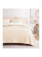 Linea Home Двойно Одеяло 200x220см Екрю