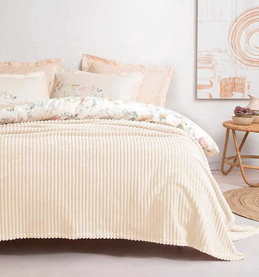 Linea Home Двойно Одеяло 200x220см Екрю