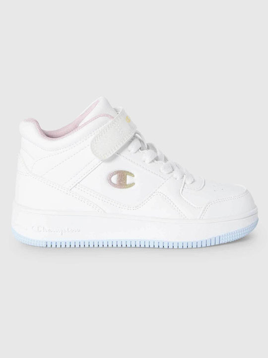 Champion Rebound Vintage Kids Sneakers High White