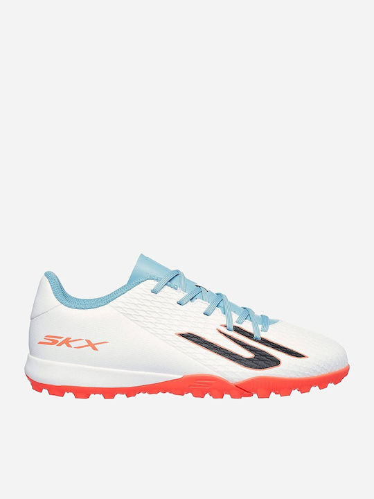 Skechers Kids Turf Soccer Shoes White / Turquoise