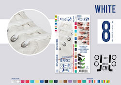 Shoeps Shoelaces Non-Undoing 8pcs White