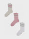 Soma Socks Γυναικείες Κάλτσες με Σχέδια Πολύχρωμες 3Pack