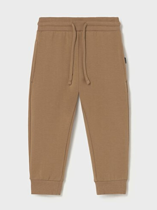 Mayoral Kids Sweatpants Brown