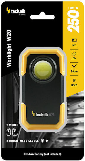 Technik Wiederaufladbar Taschenlampe mit maximaler Helligkeit 250lm Weiß