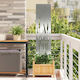 vidaXL Garden Decoration 32x1.7x140cm 876243