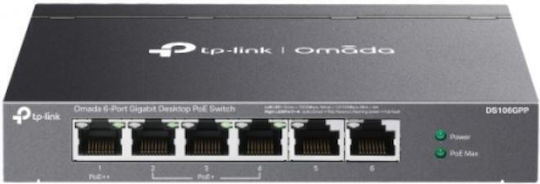 TP-LINK Omada Unmanaged L2 PoE++ Switch με 6 Θύρες Gigabit (1Gbps) Ethernet